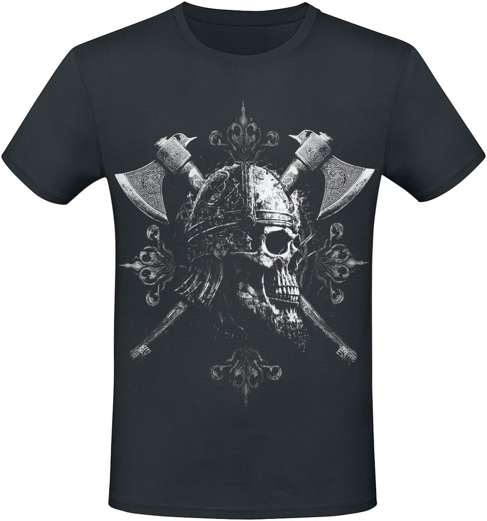 T-Shirt Manches courtes  de Axel Hermann - Warrior Spirit - S à 4XL - pour Homme - noir - Axel Hermann