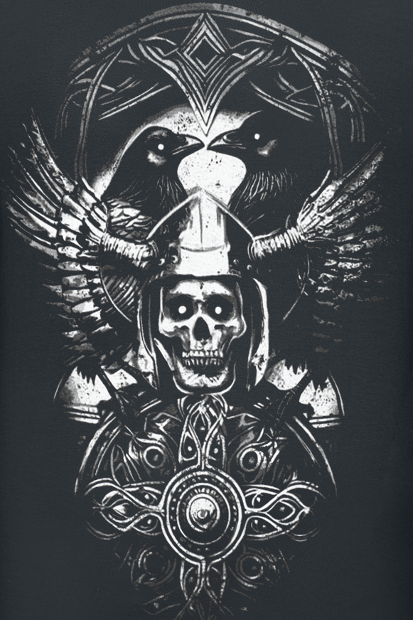 T-Shirt Manches courtes  de Axel Hermann - Crowghost - S à XXL - pour Homme - noir - Axel Hermann - View 2