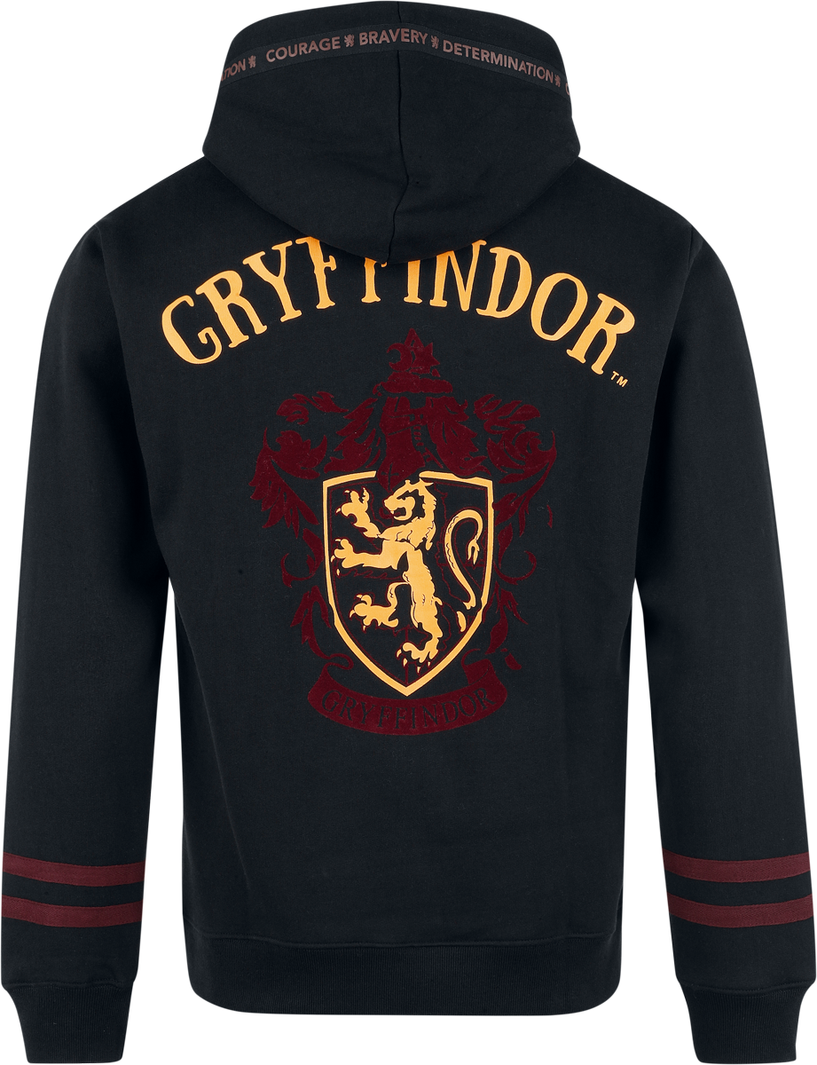 Sweat-shirt à capuche  de Harry Potter - Gryffindor - House Crest - S à XXL - pour Homme - noir - Harry Potter - View 2