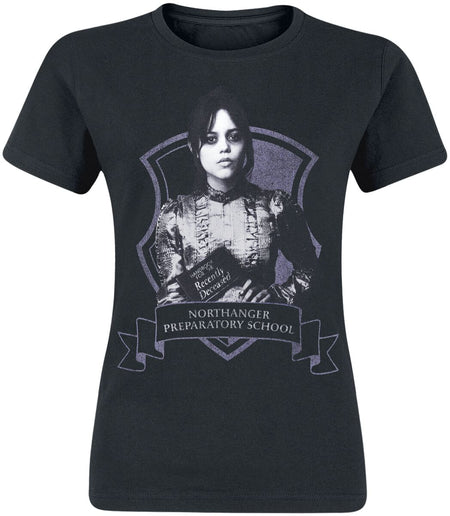 T-Shirt Manches courtes  de Beetlejuice - Astrid Deetz - Northanger School - S à XXL - pour Femme - noir - Beetlejuice