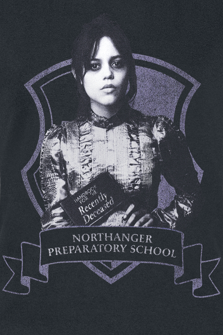 T-Shirt Manches courtes  de Beetlejuice - Astrid Deetz - Northanger School - S à XXL - pour Femme - noir - Beetlejuice - View 2