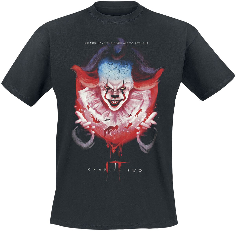 T-Shirt Manches courtes  de ÇA - Blood Balloon - Clown - S à XXL - pour Homme - noir - ÇA