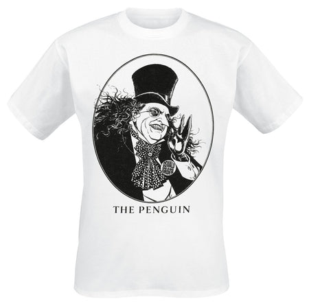 T-Shirt Manches courtes  de Batman - Le Pingouin - S à XXL - pour Homme - blanc - Batman