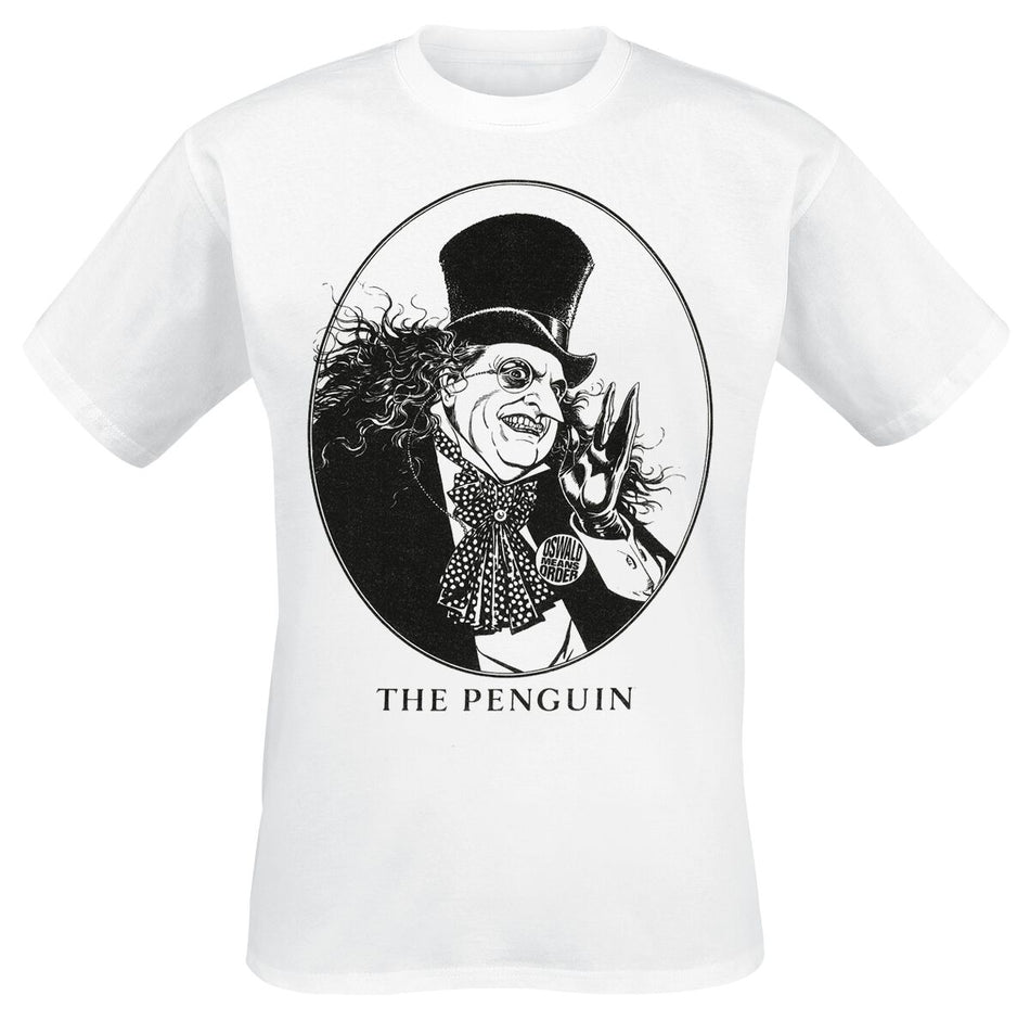 T-Shirt Manches courtes  de Batman - Le Pingouin - S à XXL - pour Homme - blanc - Batman