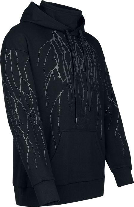 Sweat-shirt à capuche Gothic de KIHILIST by KILLSTAR - Deadvault Hoodie - XS à 4XL - pour Homme - noir - KIHILIST by KILLSTAR - View 2