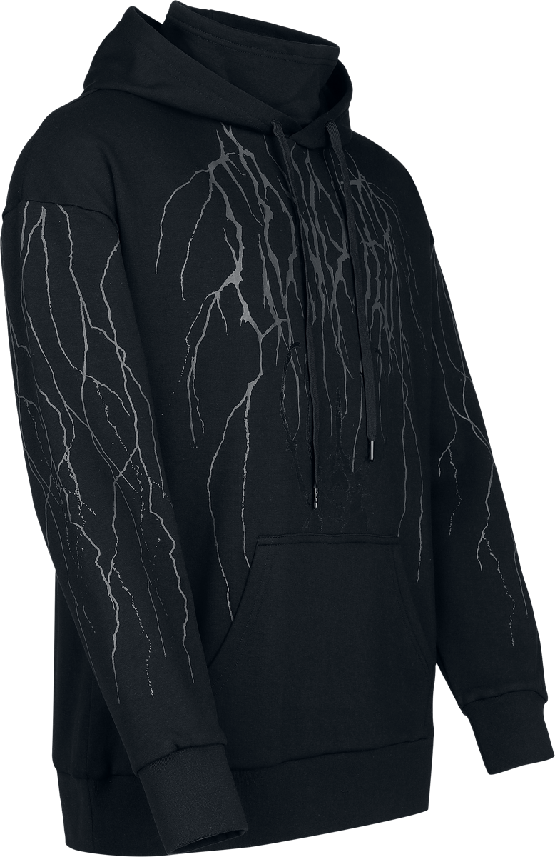 Sweat-shirt à capuche Gothic de KIHILIST by KILLSTAR - Deadvault Hoodie - XS à 4XL - pour Homme - noir - KIHILIST by KILLSTAR - View 2
