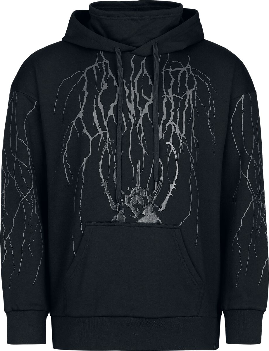 Sweat-shirt à capuche Gothic de KIHILIST by KILLSTAR - Deadvault Hoodie - XS à 4XL - pour Homme - noir - KIHILIST by KILLSTAR