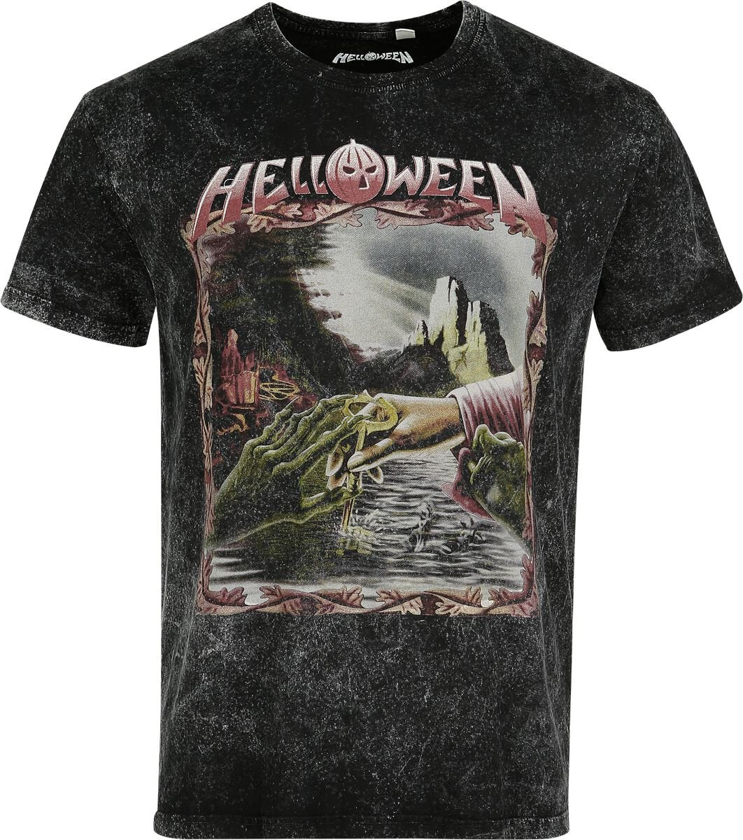 T-Shirt Manches courtes  de Helloween - Keeper of the seven keys - Part II - S à 4XL - pour Homme - anthracite - Helloween