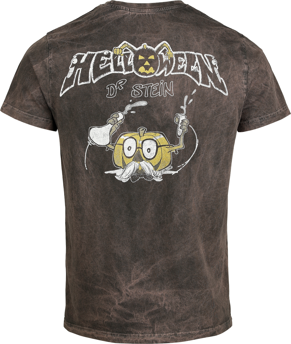T-Shirt Manches courtes  de Helloween - Dr. Stein - S à 4XL - pour Homme - gris - Helloween - View 2