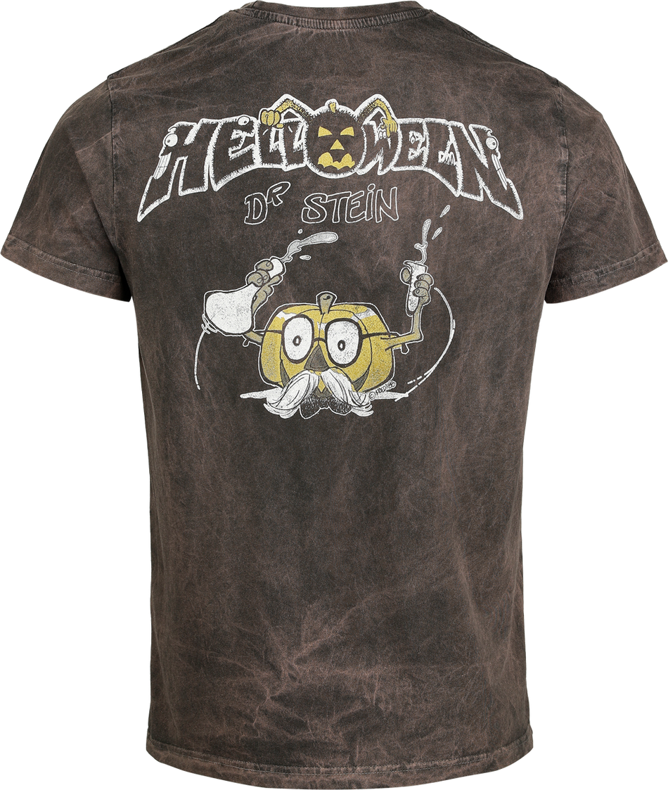 T-Shirt Manches courtes  de Helloween - Dr. Stein - S à 4XL - pour Homme - gris - Helloween - View 2
