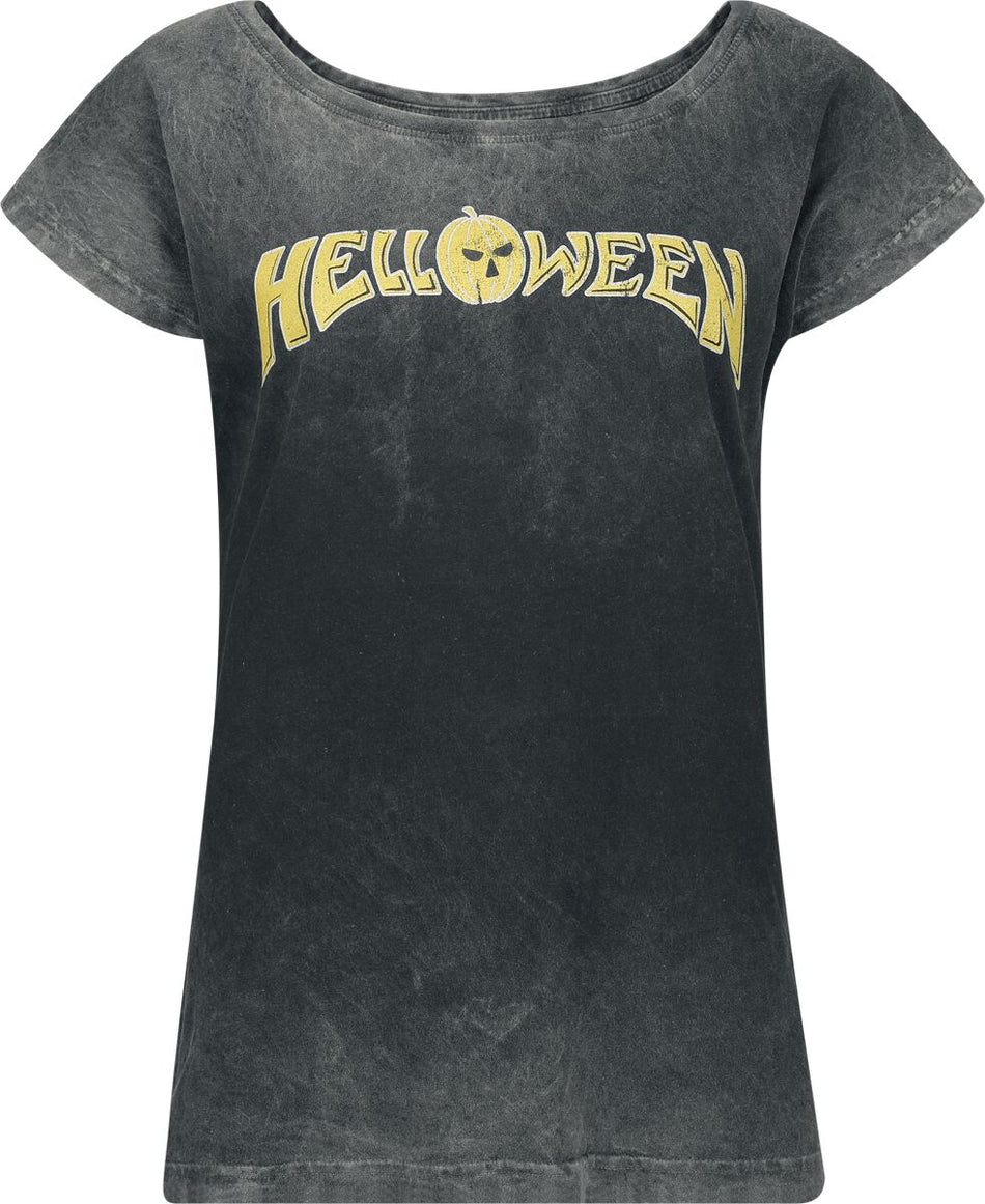 T-Shirt Manches courtes  de Helloween - Keeper - L à 3XL - pour Femme - gris - Helloween