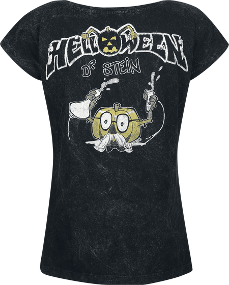 T-Shirt Manches courtes  de Helloween - Dr. Stein - S à XL - pour Femme - anthracite - Helloween - View 2