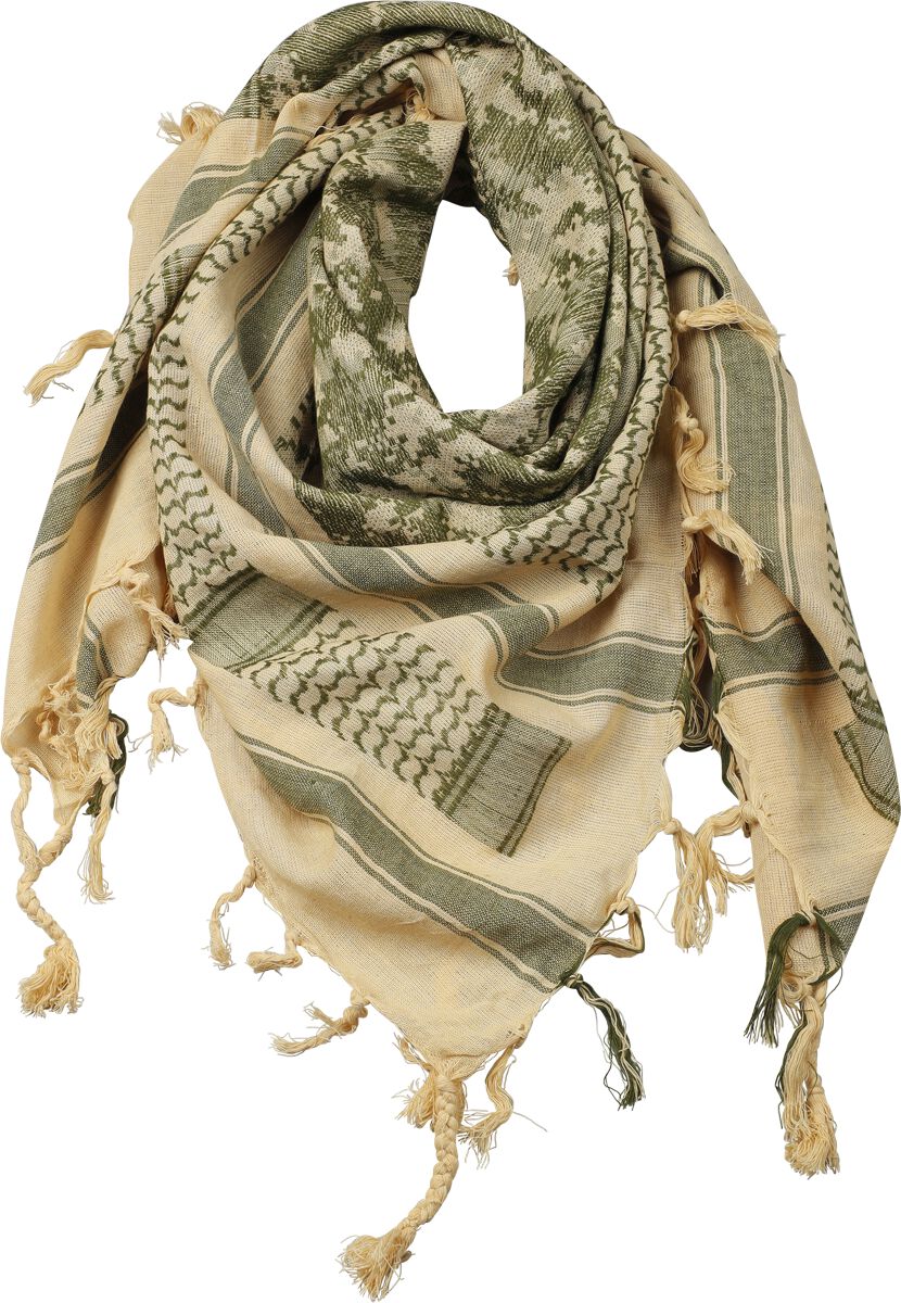 Foulard  de Rock Daddy - Écharpe - pour Unisexe - beige/vert - Rock Daddy