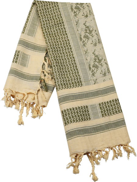 Foulard  de Rock Daddy - Écharpe - pour Unisexe - beige/vert - Rock Daddy - View 2