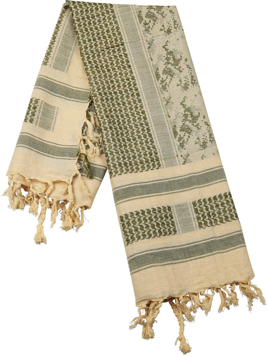 Foulard  de Rock Daddy - Écharpe - pour Unisexe - beige/vert - Rock Daddy - View 2