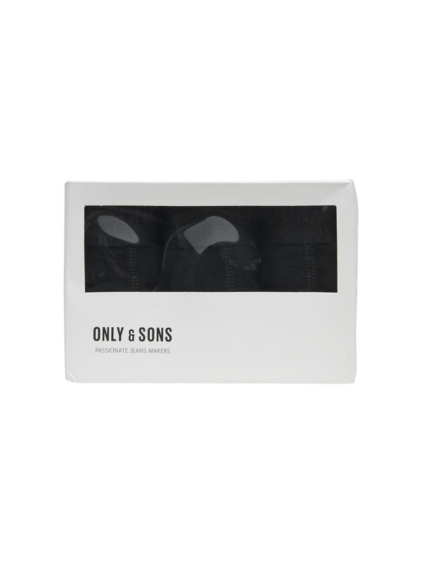 Boxer  de ONLY and SONS - ONSFITZ SOLID NOOS - Lot de 3 Boxers - S à XXL - pour Homme - noir - ONLY and SONS - View 2