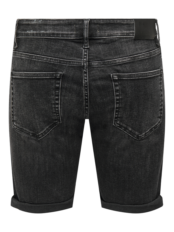 Short  de ONLY and SONS - ONSPLY WB 5192 TAI DNM SHORTS NOOS - XL à XXL - pour Homme - noir - ONLY and SONS - View 2