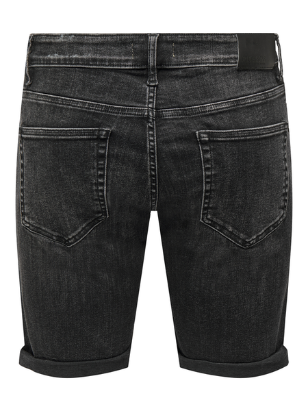 Short  de ONLY and SONS - ONSPLY WB 5192 TAI DNM SHORTS NOOS - XL à XXL - pour Homme - noir - ONLY and SONS - View 2