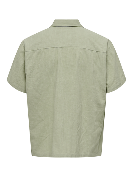 Chemise manches courtes  de ONLY and SONS - ONSCHARLES - Chemise - S à XL - pour Homme - vert - ONLY and SONS - View 2