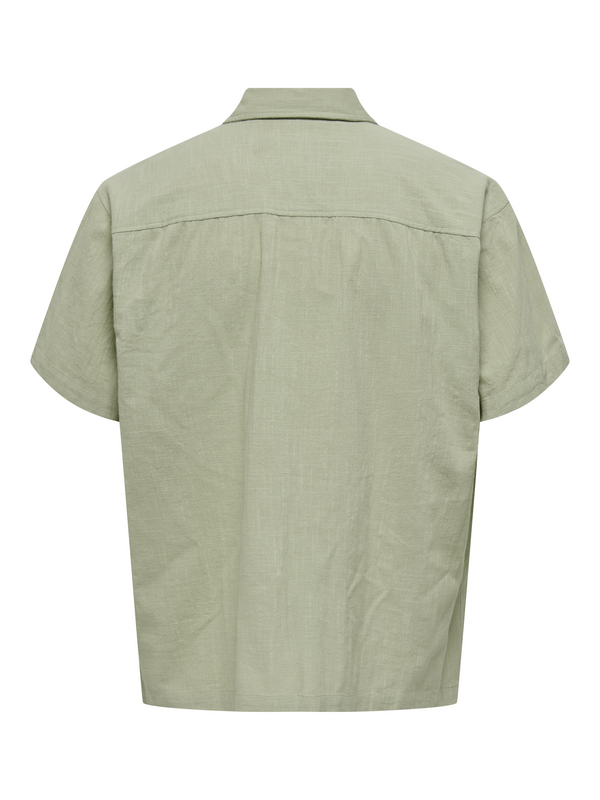 Chemise manches courtes  de ONLY and SONS - ONSCHARLES - Chemise - S à XL - pour Homme - vert - ONLY and SONS - View 2