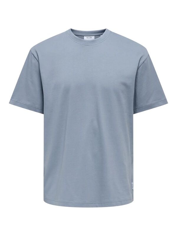 T-Shirt Manches courtes  de ONLY and SONS - ONSFRED LIFE RLX NOOS - T-SHIRT - S à XXL - pour Homme - bleu - ONLY and SONS