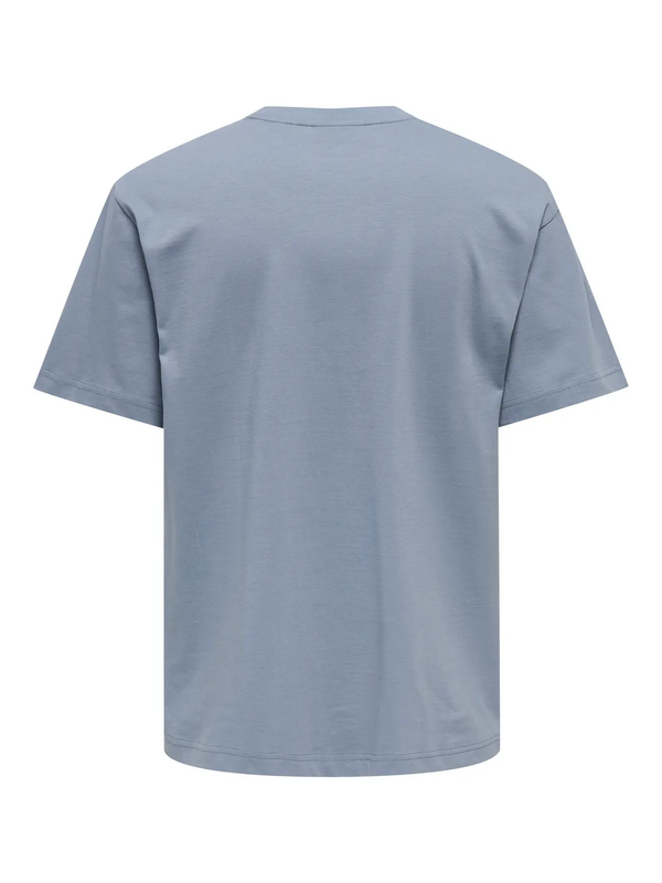 T-Shirt Manches courtes  de ONLY and SONS - ONSFRED LIFE RLX NOOS - T-SHIRT - S à XXL - pour Homme - bleu - ONLY and SONS - View 2