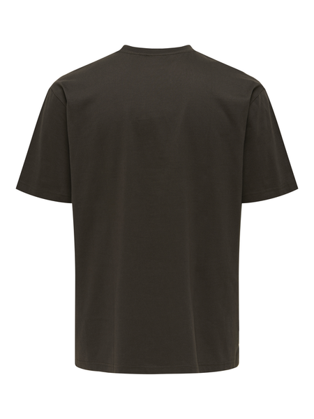 T-Shirt Manches courtes  de ONLY and SONS - ONSFRED LIFE RLX NOOS - T-SHIRT - M à XXL - pour Homme - noir - ONLY and SONS - View 2