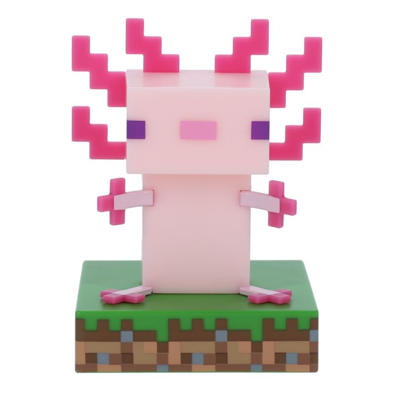 Lampe de chevet Gaming de Minecraft - Axolotl Icon Light - pour Unisexe - multicolore - Minecraft