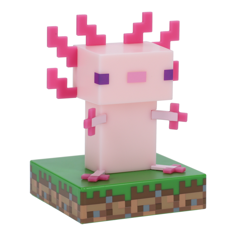 Lampe de chevet Gaming de Minecraft - Axolotl Icon Light - pour Unisexe - multicolore - Minecraft - View 2