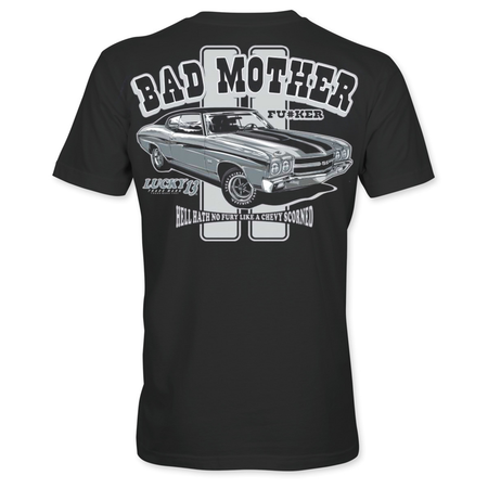 T-Shirt Manches courtes Rockabilly de Lucky 13 - L13 - Bad Mofo - T-shirt - L - pour Homme - noir - Lucky 13 - View 2