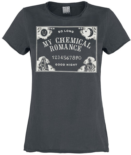 T-Shirt Manches courtes  de My Chemical Romance - Amplified Collection - Ouija - M à XL - pour Femme - anthracite - My Chemical Romance
