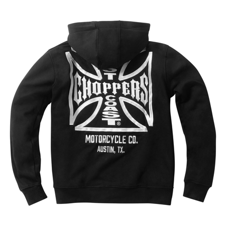 Sweat-shirt zippé à capuche  de West Coast Choppers - WCC - Dominator - Veste à Capuche Noire - S à 4XL - pour Homme - noir - West Coast Choppers - View 2
