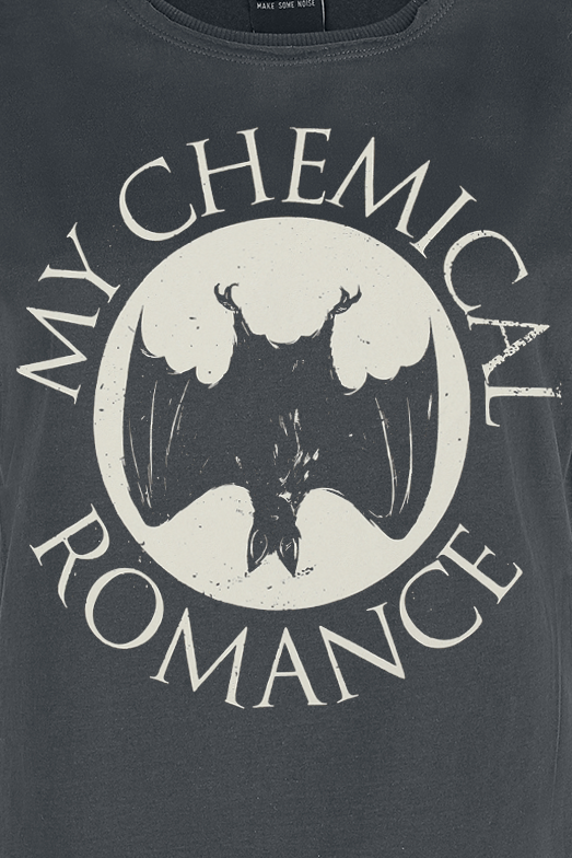 T-Shirt Manches courtes  de My Chemical Romance - Amplified Collection - Bat - M à XL - pour Femme - anthracite - My Chemical Romance - View 2