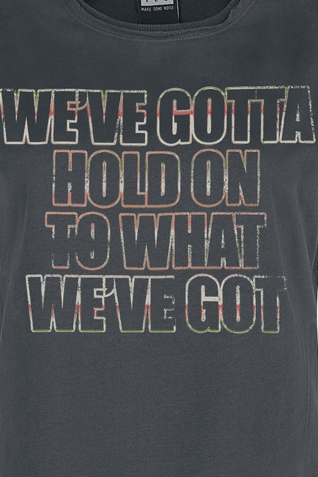 T-Shirt Manches courtes  de Bon Jovi - Amplified Collection - Hold On - S à XL - pour Femme - anthracite - Bon Jovi - View 2