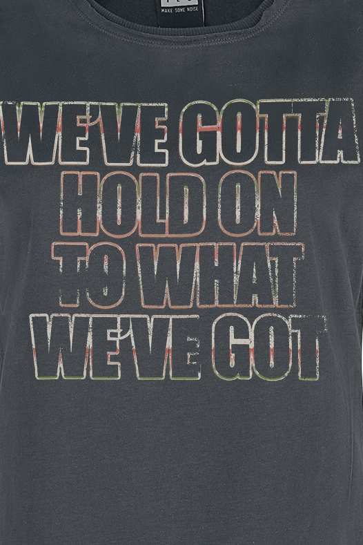 T-Shirt Manches courtes  de Bon Jovi - Amplified Collection - Hold On - S à XL - pour Femme - anthracite - Bon Jovi - View 2