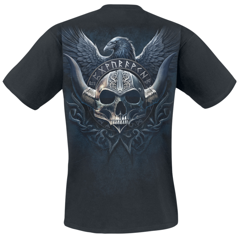 T-Shirt Manches courtes  de Spiral - Odin's Warrior - S à 3XL - pour Homme - noir - Spiral - View 2