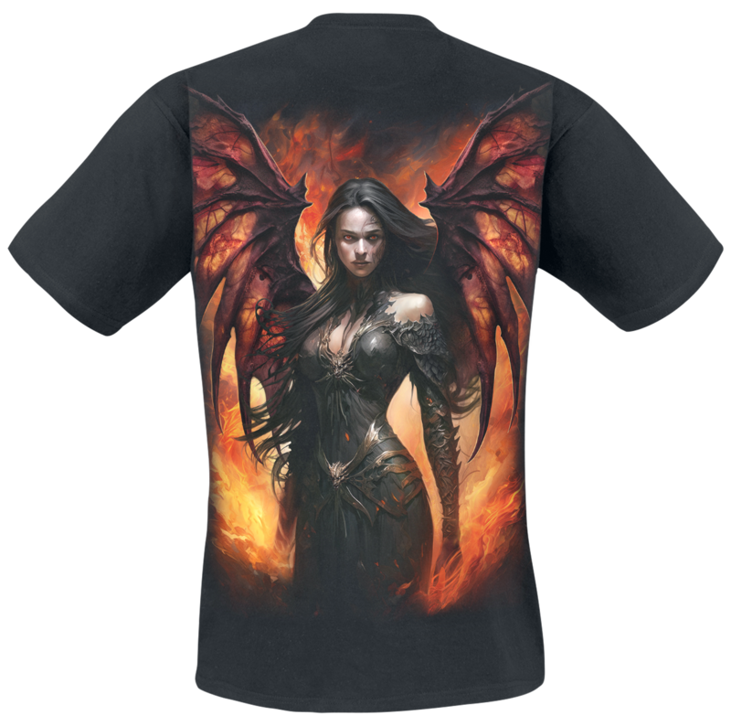 T-Shirt Manches courtes  de Spiral - Draco Queen - S à 4XL - pour Homme - noir - Spiral - View 2