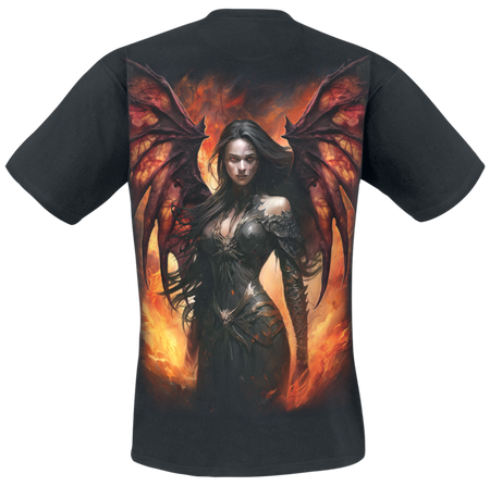 T-Shirt Manches courtes  de Spiral - Draco Queen - S à 4XL - pour Homme - noir - Spiral - View 2