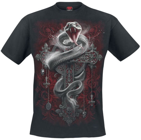 T-Shirt Manches courtes  de Spiral - Gothic Serpent - S à 4XL - pour Homme - noir - Spiral