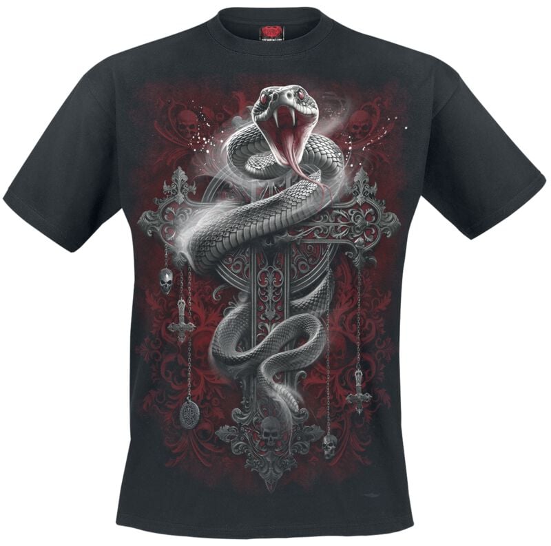 T-Shirt Manches courtes  de Spiral - Gothic Serpent - S à 4XL - pour Homme - noir - Spiral