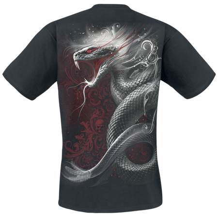 T-Shirt Manches courtes  de Spiral - Gothic Serpent - S à 4XL - pour Homme - noir - Spiral - View 2