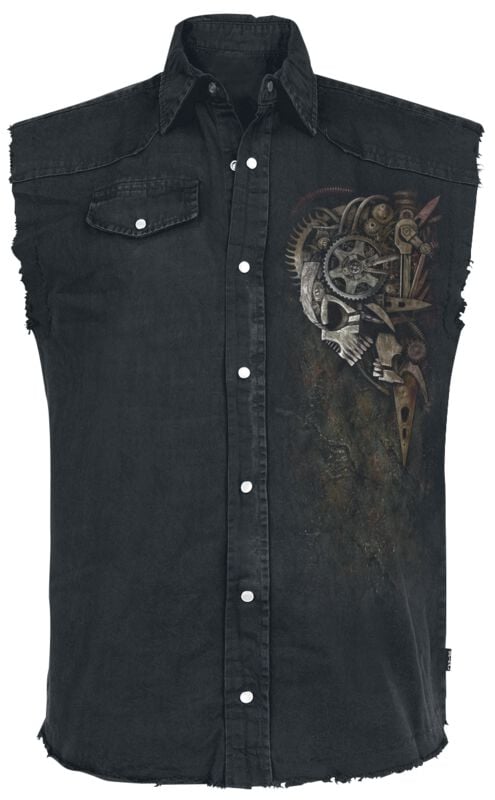 Veste Sans Manches  de Spiral - Diesel Punk - M à 4XL - pour Homme - noir - Spiral