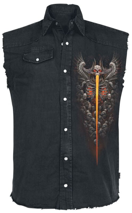 Veste  de Spiral - Gates Of Hell - M à L - pour Homme - noir - Spiral