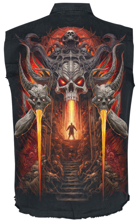Veste  de Spiral - Gates Of Hell - M à L - pour Homme - noir - Spiral - View 2