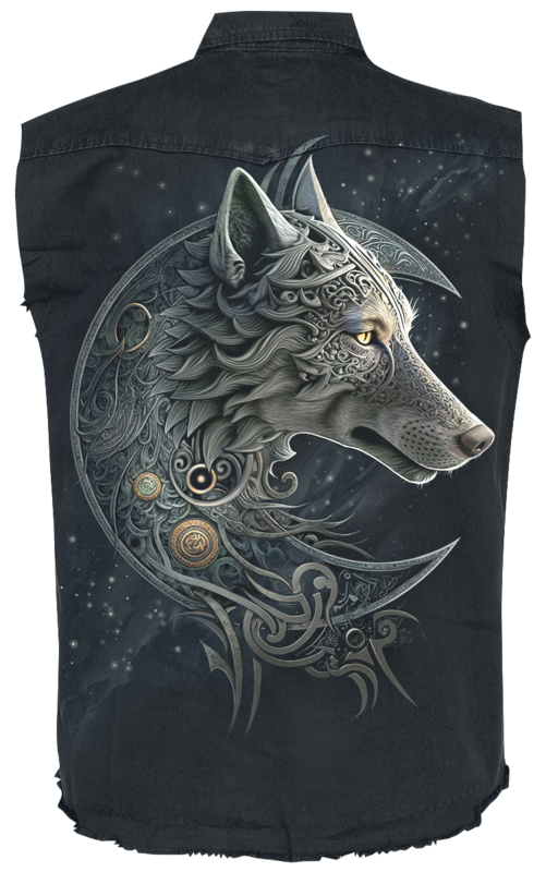 Veste  de Spiral - Loup Celtique - M à L - pour Homme - noir - Spiral - View 2