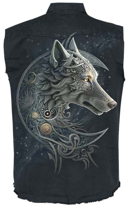 Veste  de Spiral - Loup Celtique - M à L - pour Homme - noir - Spiral - View 2