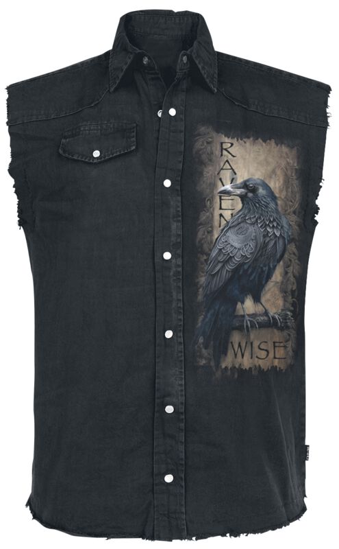 Veste  de Spiral - Raven Wise - M à L - pour Homme - noir - Spiral