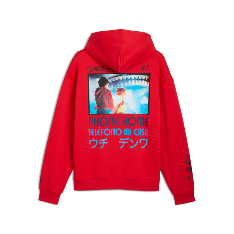 Sweat-shirt à capuche  de Puma - Hoops x E.T. Hoodie - S à XXL - pour Homme - rouge - Puma - View 2