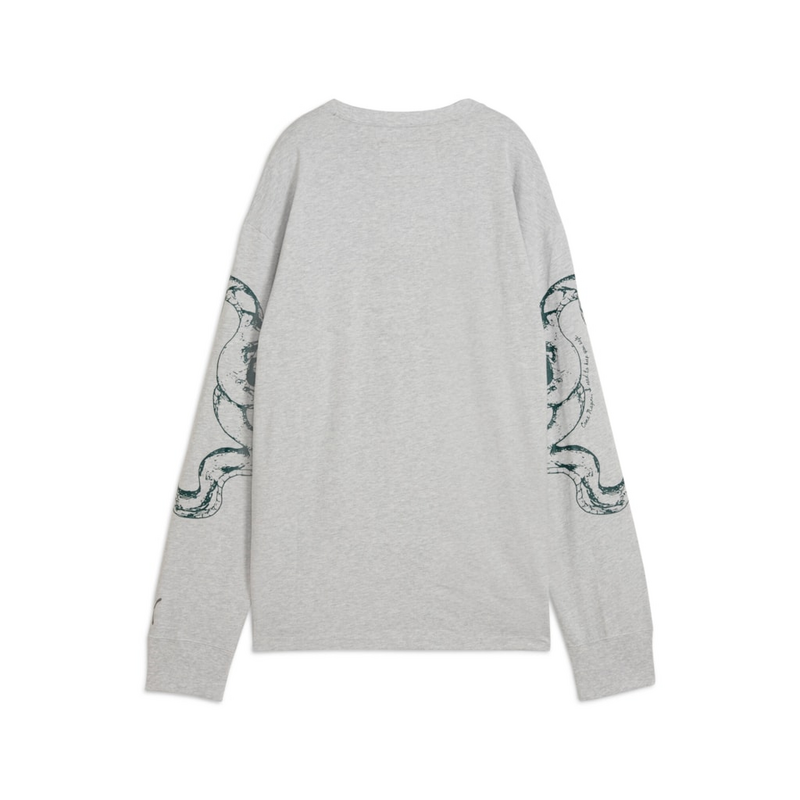 T-shirt manches longues  de Puma X Harry Potter - Hoops x Harry Potter Tee - XS à S - pour Femme - gris - Puma X Harry Potter - View 2