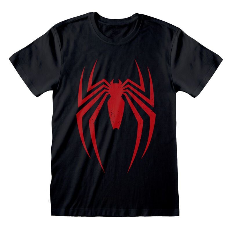 T-Shirt Manches courtes Disney de Spider-Man - Spiderman Video Game - Spider Symbol - S à XXL - pour Homme - noir - Spider-Man